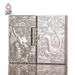 Briquet métal avec motif de dragon