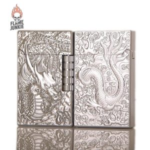 Briquet métal avec motif de dragon