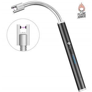 Briquet courbé pour allumer facilement les bougies