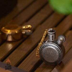 Briquet de poche classique, finition vintage