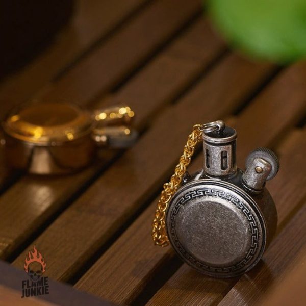 Briquet de poche classique, finition vintage