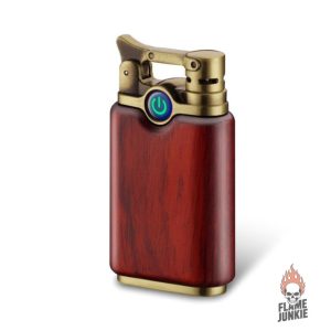 Briquet en bois avec technologie double arc