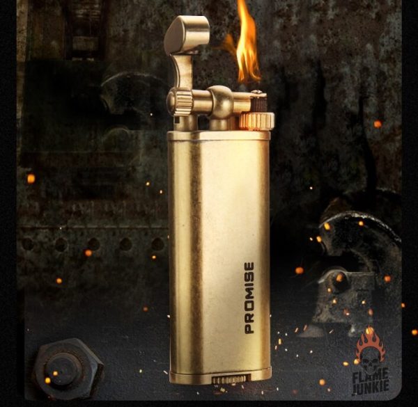 Briquet ancien en métal, idéale pour les amateurs