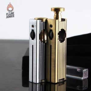 Briquet ancien en essence, style rétro