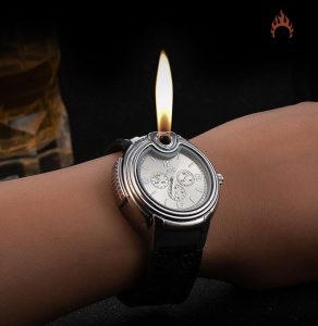 Briquet classique inspiré d'une montre