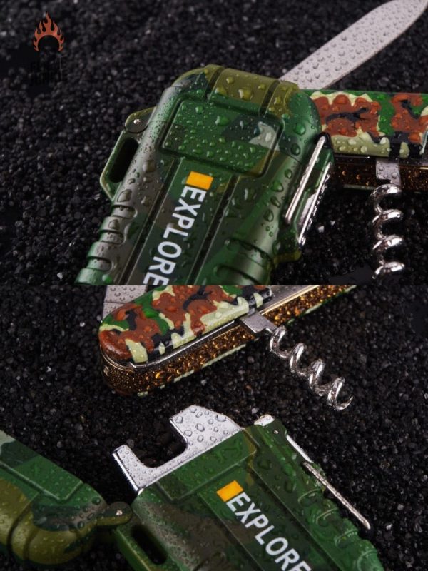 Briquet étanche au design compact