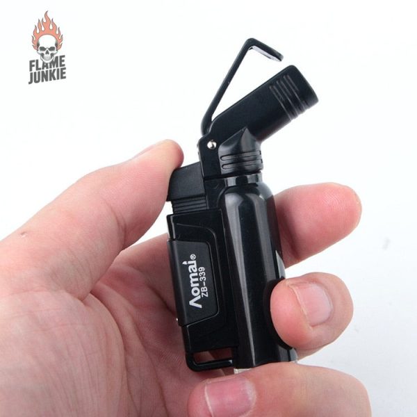 Briquet Tempête, couleur noire, flamme réglable