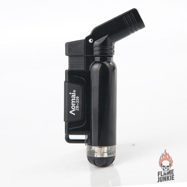 Briquet résistant au vent, finition noire