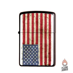 Briquet USA en métal, design élégant et pratique