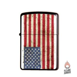 Briquet métal USA, accessoire idéal pour fumeurs