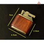 Briquet élégant en bois pour collectionneurs