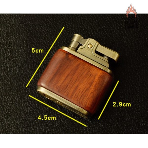 Briquet élégant en bois pour collectionneurs