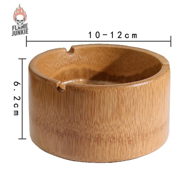 Cendrier design en bois, esthétique moderne