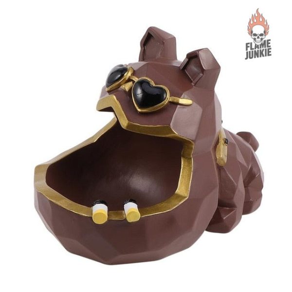 Accessoire fun : cendrier en forme de chien