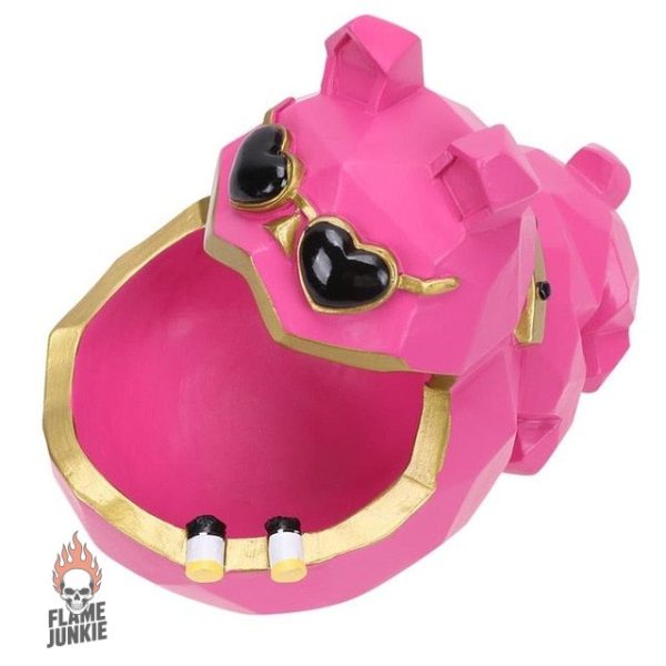 Cendrier amusant pour fumeurs, style chien cool