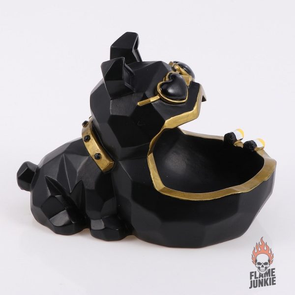 Cendrier original, design chien pour décoration extérieure
