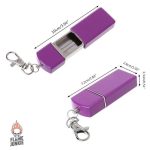 Cendrier portable Mister Blue design compact