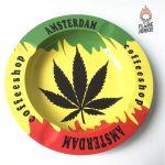 Cendrier Ganja avec motif inspiré de la culture cannabis
