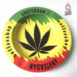 Cendrier Ganja avec motif inspiré de la culture cannabis