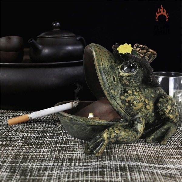 Accessoire de fumée unique : cendrier grenouille