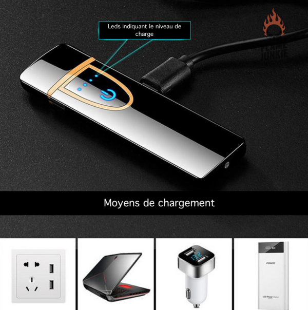 Briquet USB innovant pour une utilisation facile
