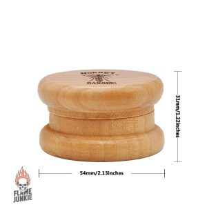 Grinder artisanal en bois, design élégant